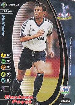 Gustavo Poyet Tottenham Hotspur 2001/02 Wizards of the Coast #235